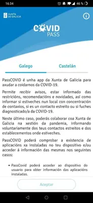 PassCOVID.gal android App screenshot 2